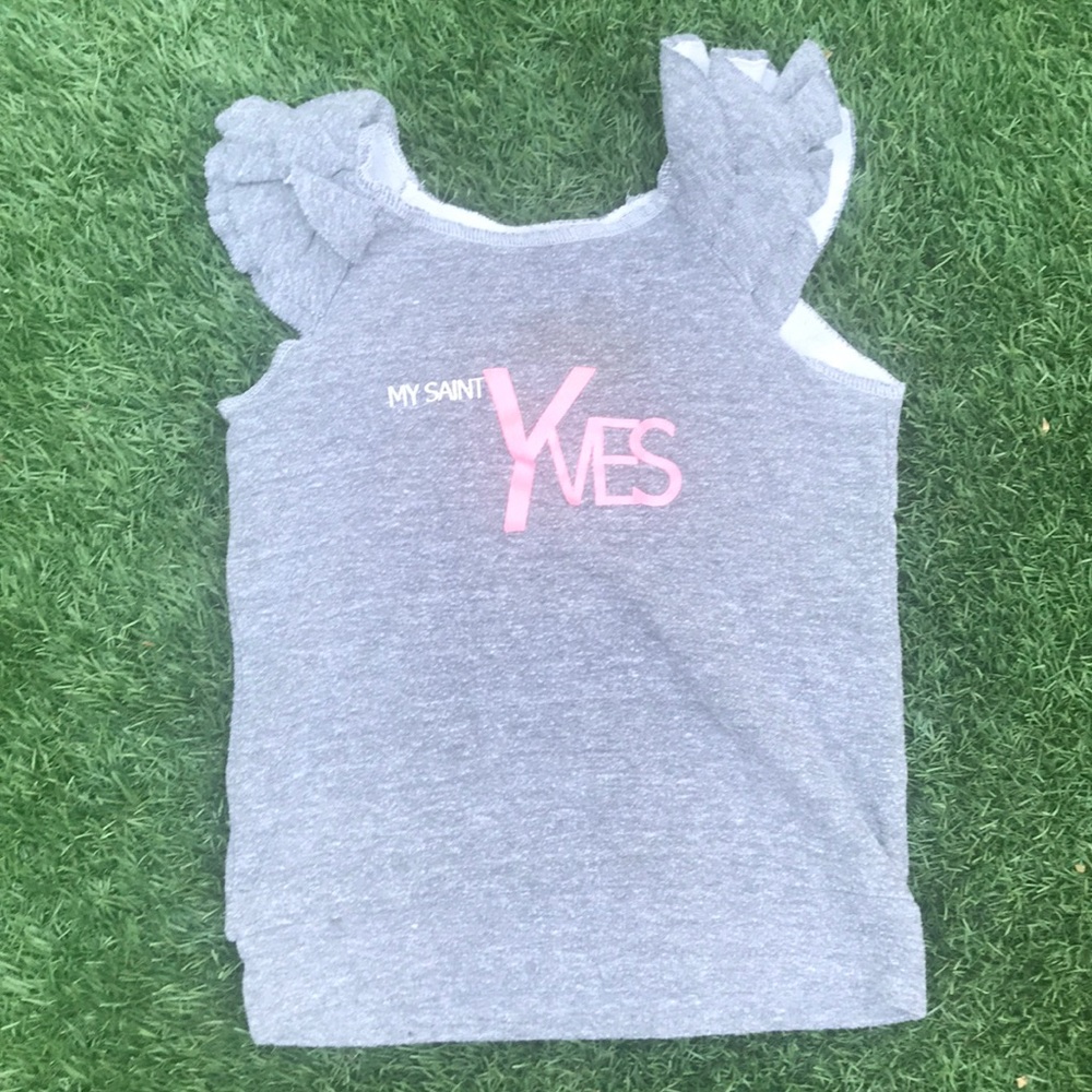 Girls shirt with ruffles